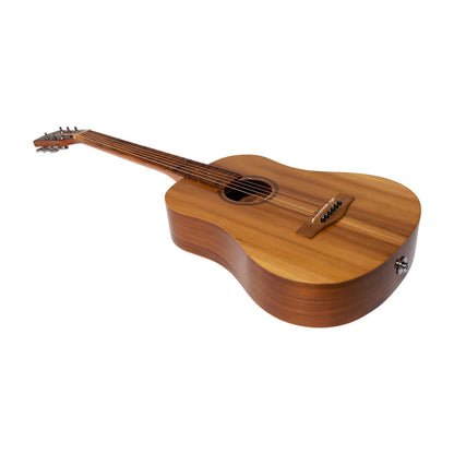 Martinez MZP-BT2G-JTK Acoustic-Electric Babe Traveller Guitar with Jati-Teakwood Body — view 3