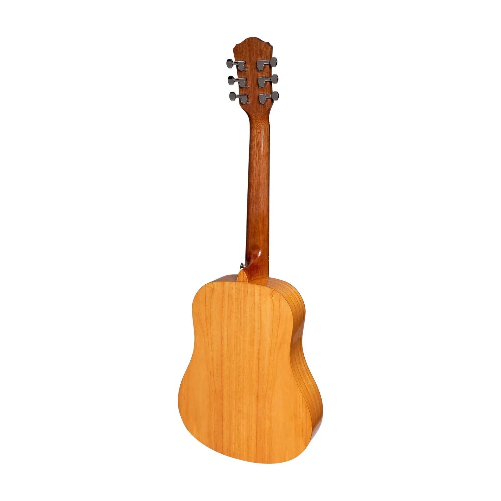 Martinez MZP-BT2-MWD Acoustic-Electric Babe Traveller Guitar Natural Gloss Mindi-Wood 6-String — view 2