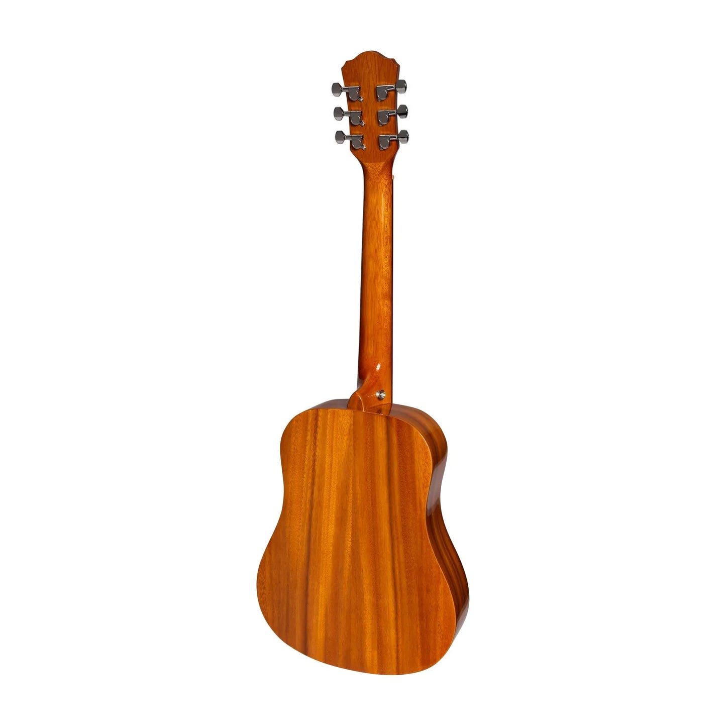 Martinez MZP-BT2GL-KOA Left Handed Acoustic-Electric Babe Traveller Guitar Natural Gloss — view 2