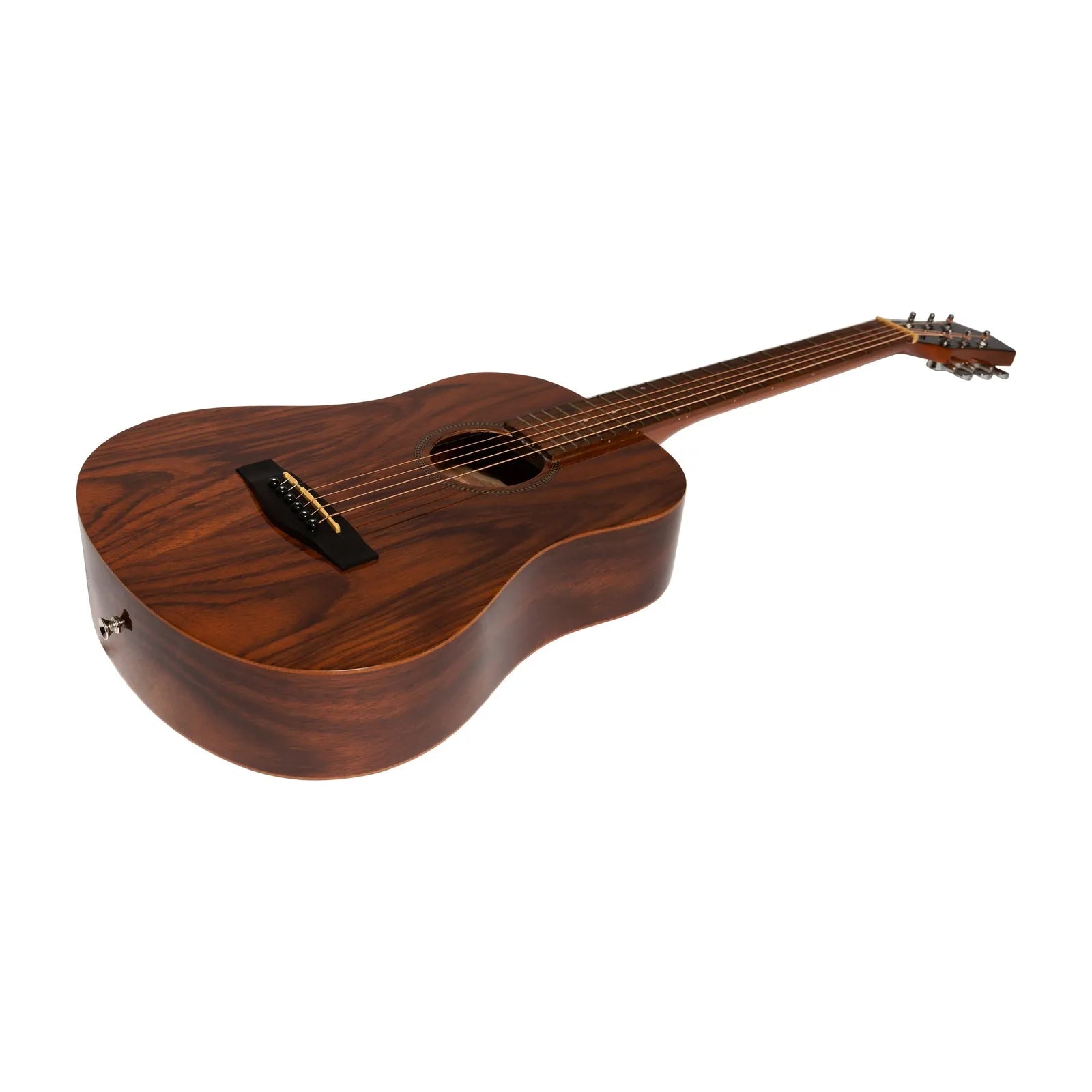 Martinez MZP-BT2GL-RWD Left Handed Acoustic-Electric Gloss Babe Traveller Guitar Rosewood — view 3