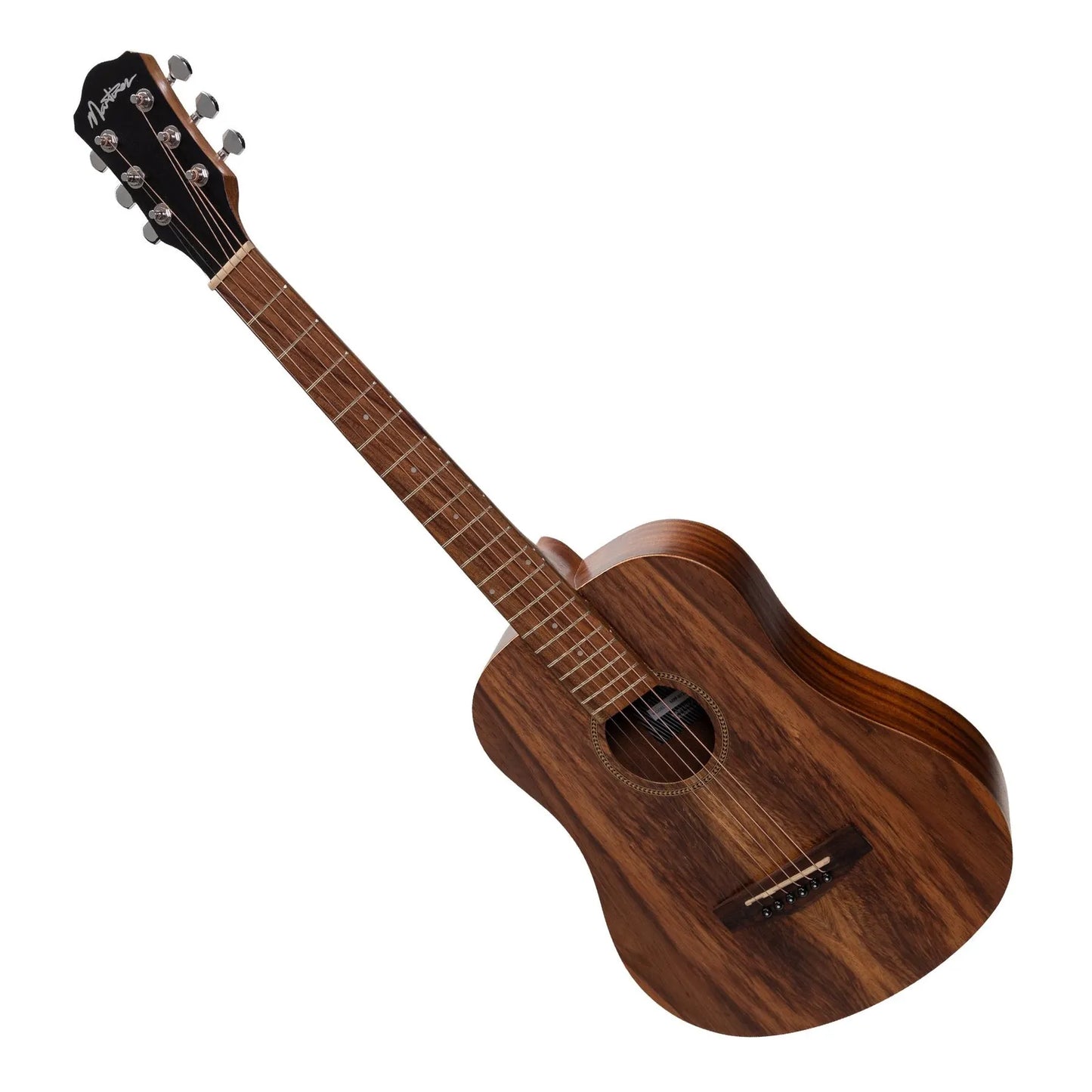 Martinez MZP-BT2L-RWD Left Handed Acoustic-Electric Babe Traveller Guitar Rosewood — view 3