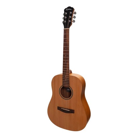Martinez MZP-MT2L-MAH Left Handed Acoustic-Electric Middy Traveller Guitar - Mahogany
