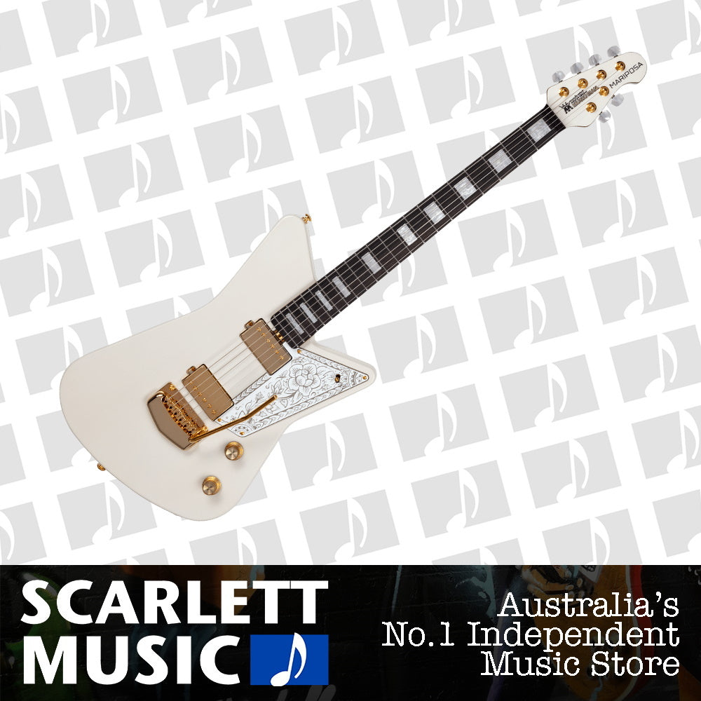 Ernie Ball Music Man Mariposa Signature Electric Guitar Imperial White — view 2