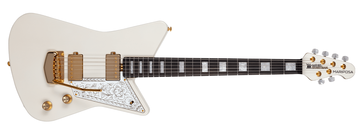 Ernie Ball Music Man Mariposa Signature Electric Guitar Imperial White