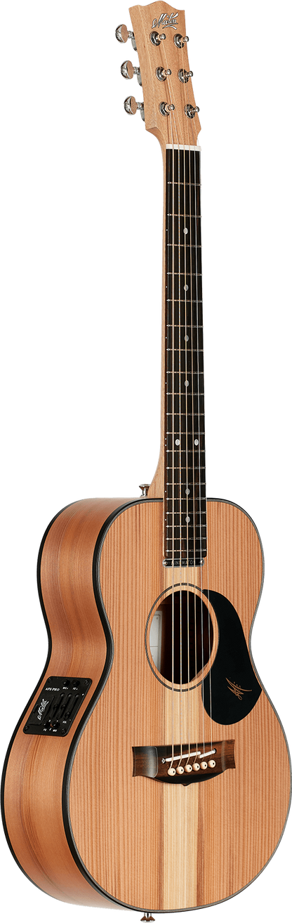 Maton RM-6 Redwood Series Mini Acoustic Electric Guitar - angle view