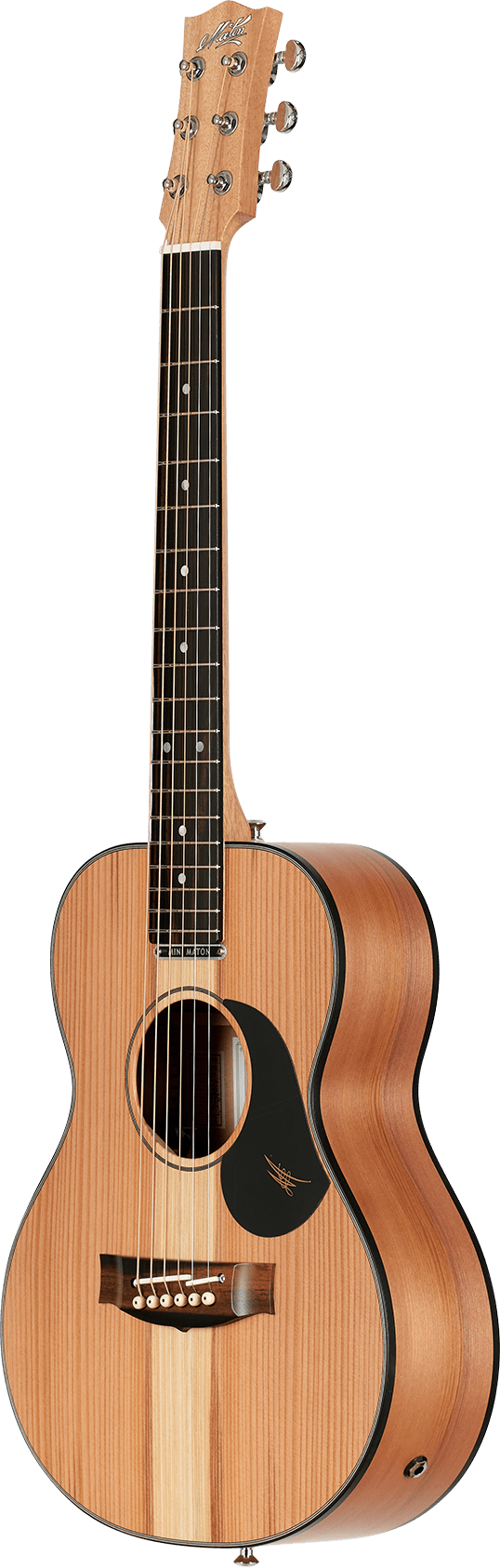Maton RM-6 Redwood Series Mini Acoustic Electric Guitar - back view