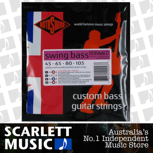 Rotosound RDB66LD Stainless Double Ball End Bass Guitar Strings 45-105