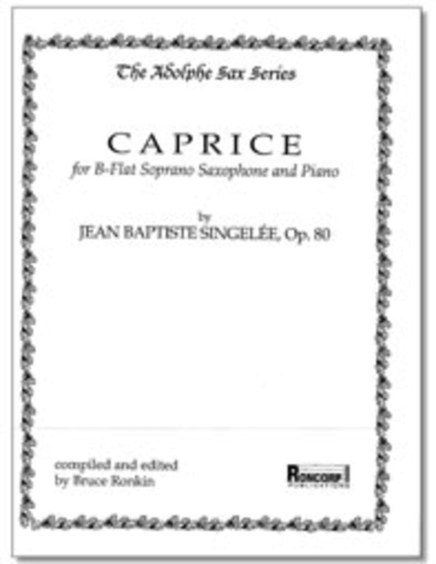Caprice Op 80 Sop Sax/Piano Book