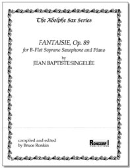 Fantaisie Op 89 Sop Sax/Piano Book