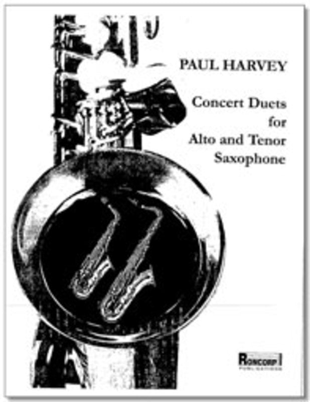 Concert Duets Alto/Tenor Sax Duet Book