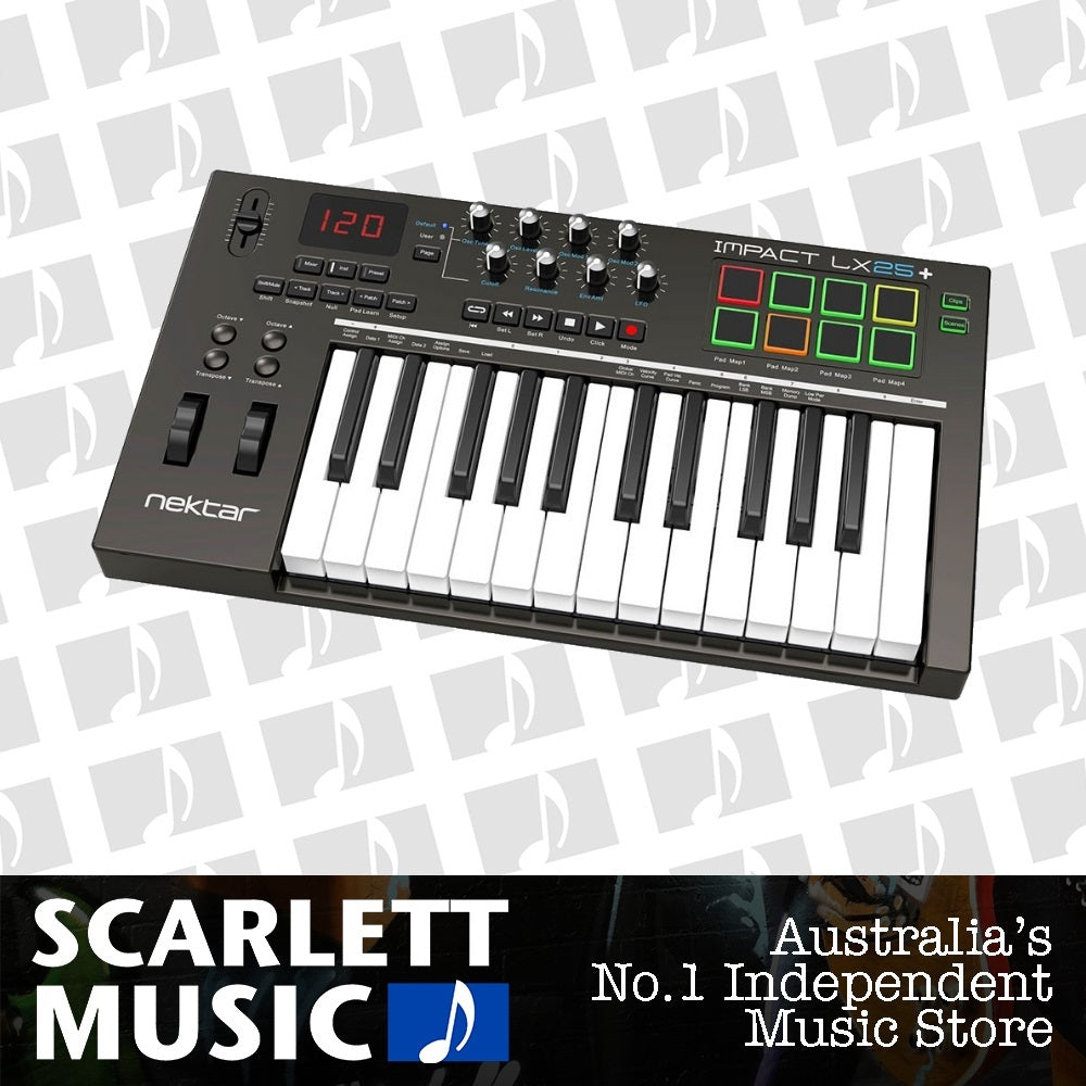 Nektar Impact LX25+ 25-Key USB MIDI Controller Keyboard — view 2