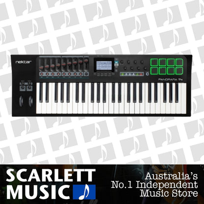 Nektar Panorama T4 ( T-4 ) 49-Key Performance MIDI Controller Keyboard — view 2