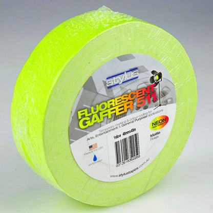 Nashua 511 Gaffer Tape Matte Neon Yellow 48mm x 45m