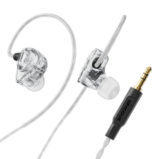 NF ACOUS NM10 In-Ear Monitor Earphones with Dynamic Driver, 15-40kHz, 3.5mm connector, 25dB sound insulation, includes accessories