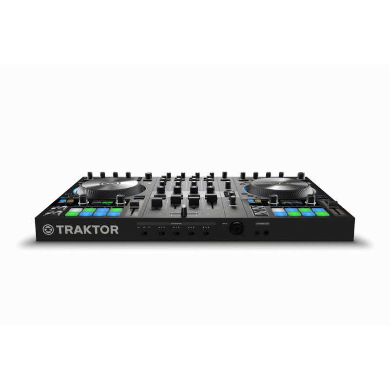NI Traktor Kontrol S4 MK3 DJ Controller with Motorized Jog Wheels and RGB LED Displays — view 5