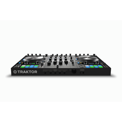 NI Traktor Kontrol S4 MK3 DJ Controller with Motorized Jog Wheels and RGB LED Displays — view 5