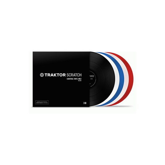NI Traktor Scratch Control Vinyl - Blue