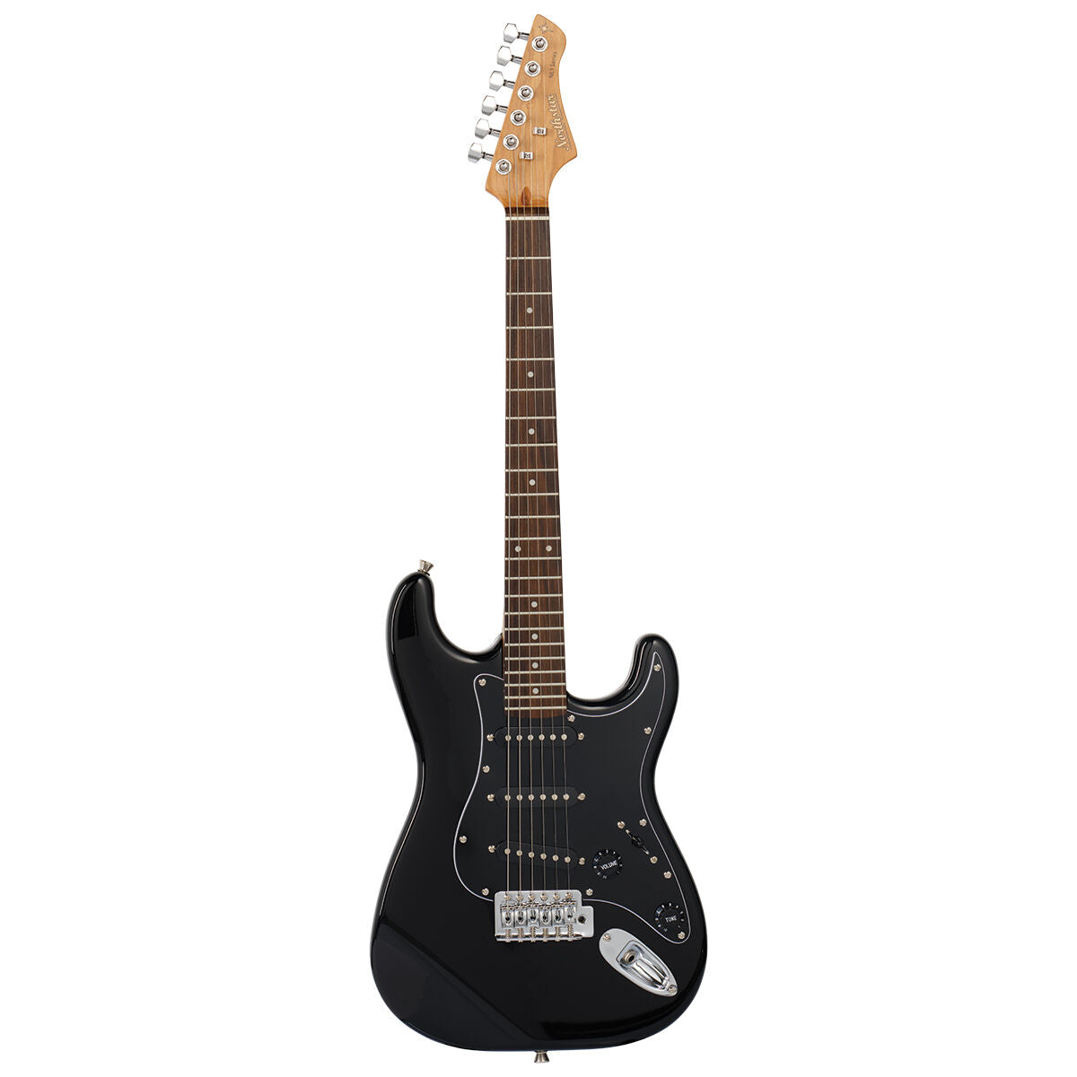 Northstar Littlestar NL1-BK Electric Guitar Solid Black Mini Size — view 2