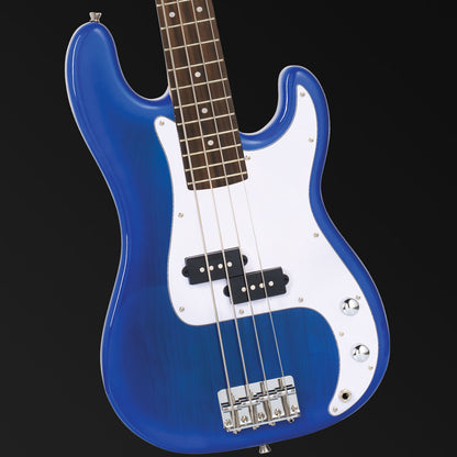 Northstar Littlestar NL6P-BL Electric P-Style Mini Bass Guitar Thru Blue