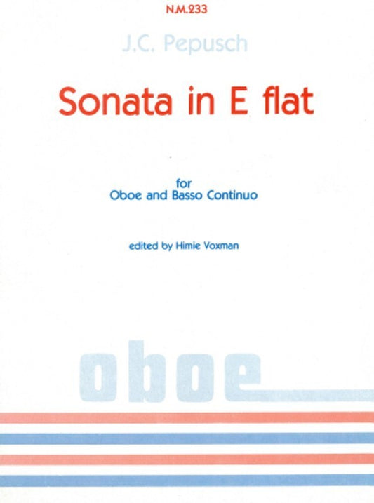Sonata E Flat Oboe Piano (Softcover Book)