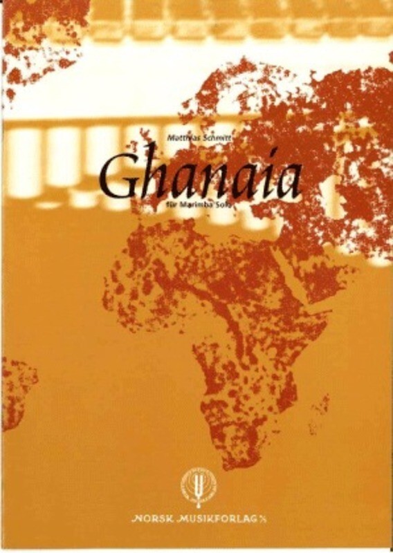 Ghanaia Marimba Solo And Percussion Trio Book