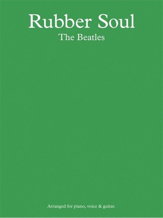 The Beatles - Rubber Soul PVG Songbook for Piano, Voice & Guitar