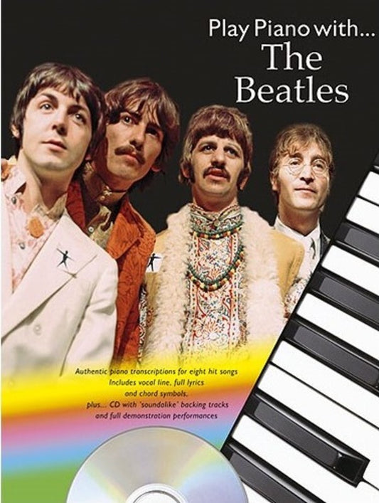 Play Piano With The Beatles Book/CD Book