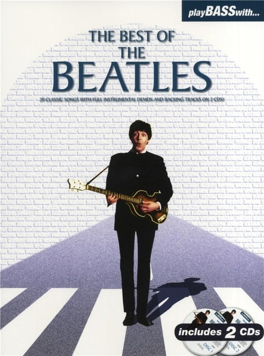 Play Bass With The Best Of The Beatles Book/2CDs (Softcover Book/CD)