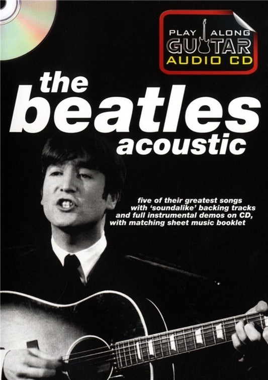 The Beatles Acoustic Playalong Guitar Booklet/CD (Book/CD) Book