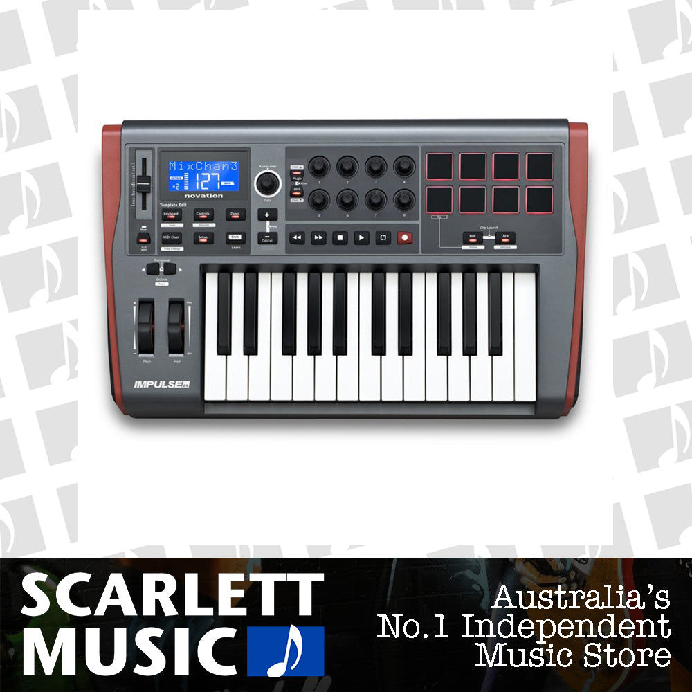 Novation Impluse 25 Note Controller Keyboard — view 2