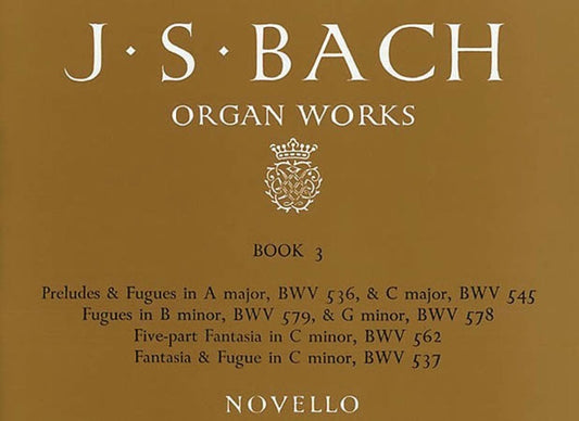 Bach Organ Works Book 3 (Softcover Book)