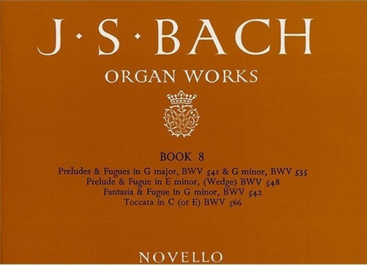 Bach Organ Works Book 8 (Softcover Book)
