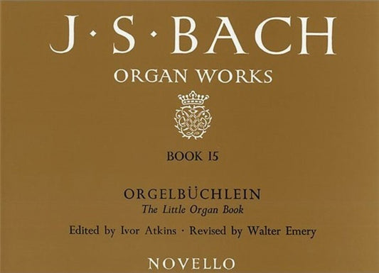 Bach Organ Works Book 15 (Softcover Book)
