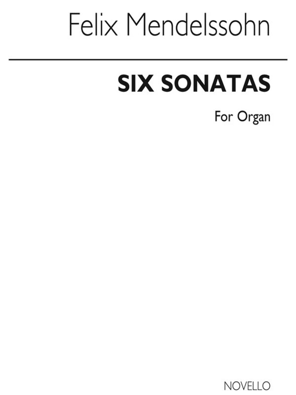 Mendelssohn 6 Sonatas Organ Solo(Arc) (Softcover Book)