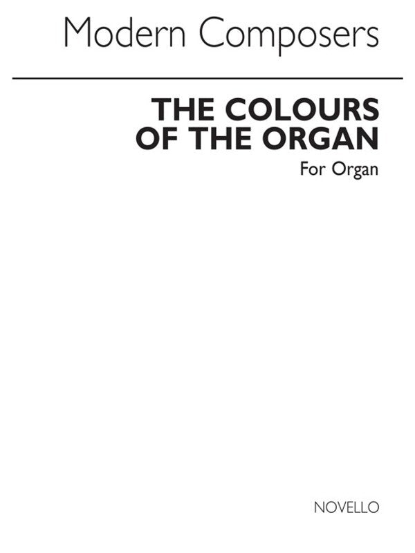 Colours Of The Organ(Arc) (Softcover Book)