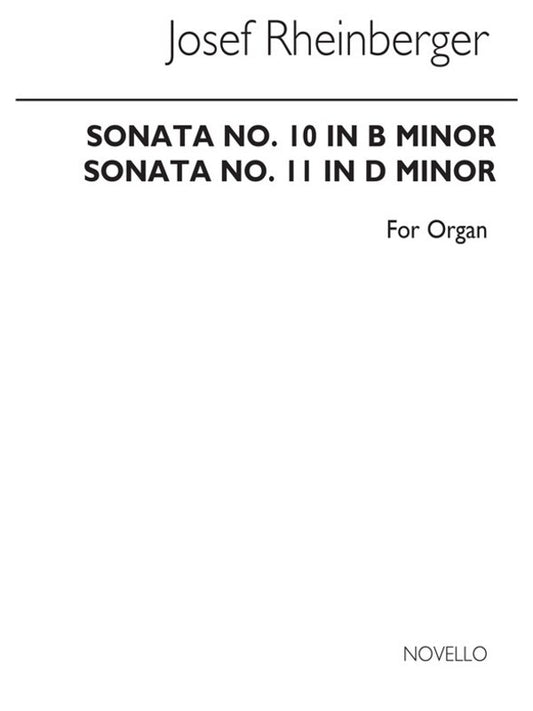 Rheinberger Sonatas No's 10 And 11 Organ (Archive (Softcover Book)