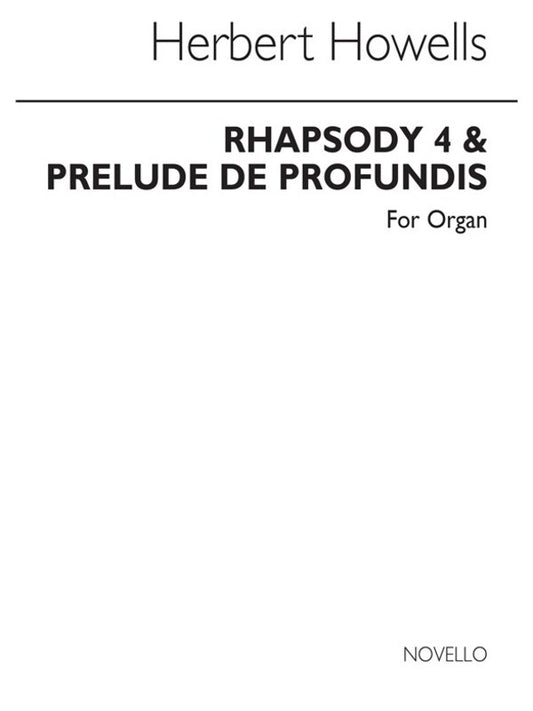 Howells Rhapsody 4/Prelude Organ(Arc) (Softcover Book)