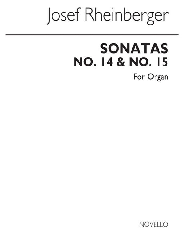 Rheinberger Sonatas No's 14 And 15 Organ (Archive (Softcover Book)