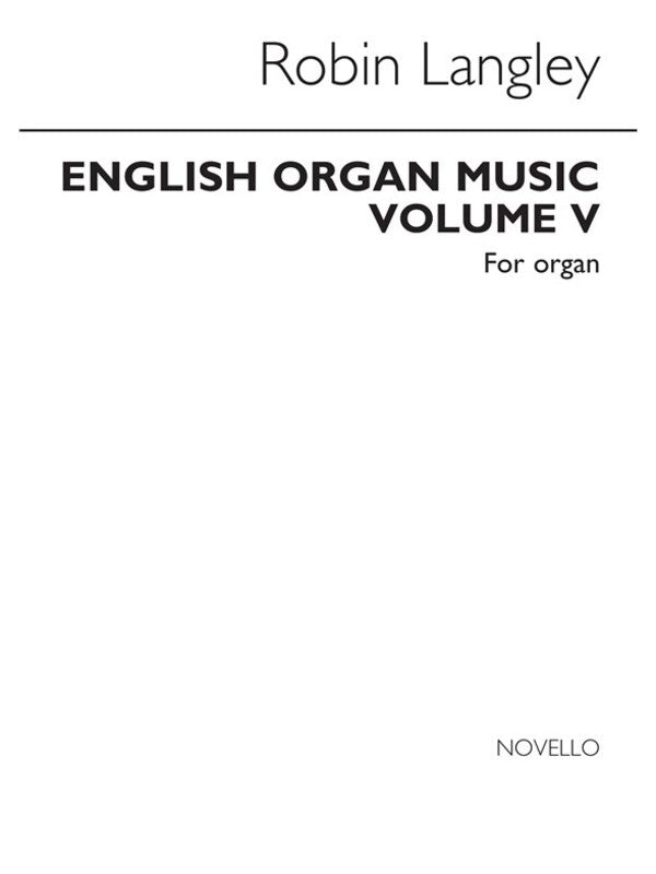 Anthology Of English Organ Music 05(Arc) (Softcover Book)