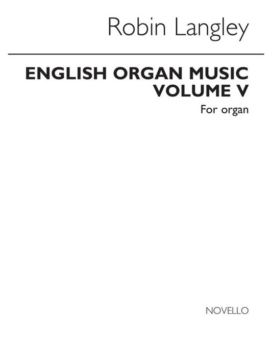 Anthology Of English Organ Music 05(Arc) (Softcover Book)