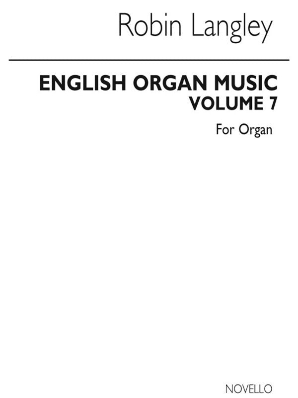 Anthology Of English Organ Music 07(Arc) (Softcover Book/CD)