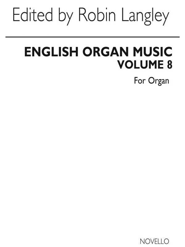 Anthology Of English Organ Music 08(Arc) (Softcover Book)