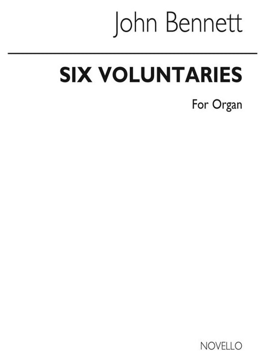 Bennett 6 Voluntaries Organ (Softcover Book)