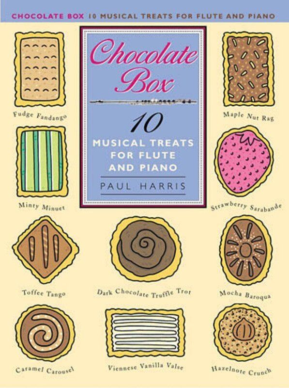 Harris Chocolate Box - 10 Musical Treats for Flute and Piano, Suitable for Grades 2-4, Composer Paul Harris, Publisher Novello