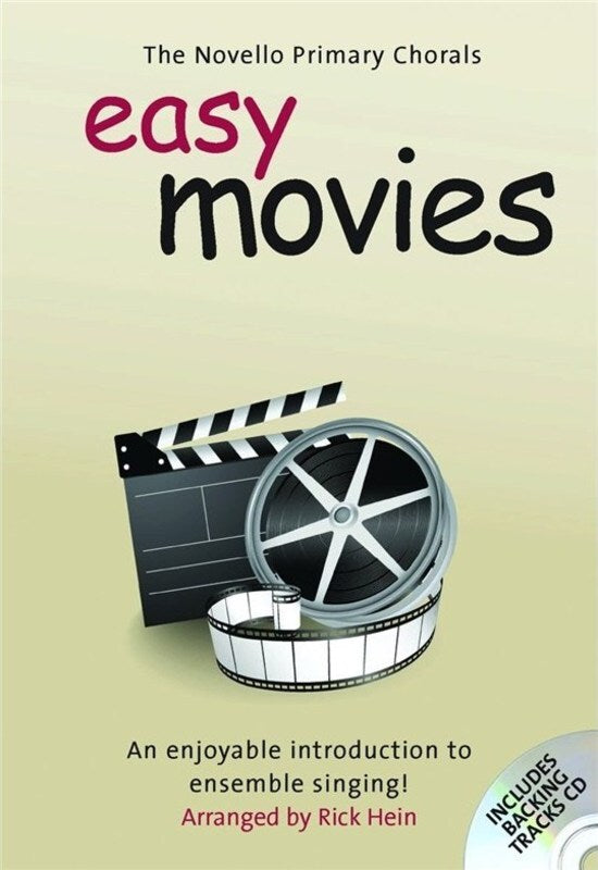 Novello Primary Chorals Easy Movies Book/CD Uni/2Pt