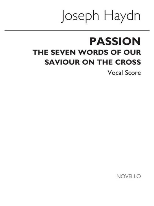 Haydn - Passion Vocal Score
