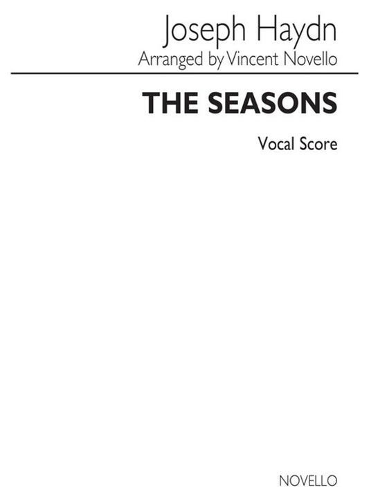 Haydn - The Seasons Vocal Score