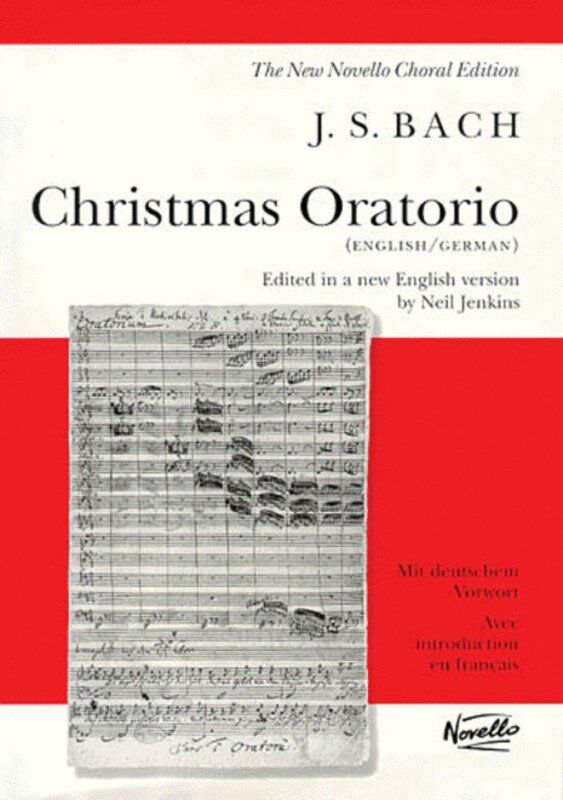 Bach Christmas Oratorio Vocal Score English/German Edition BWV 248
