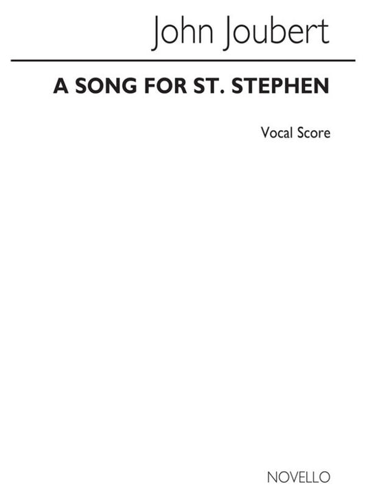 Joubert Song For Stephen Vocal Score