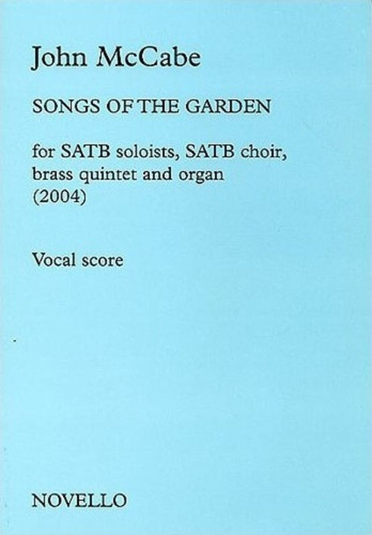 Mccabe Songs Of The Garden Vocal Score